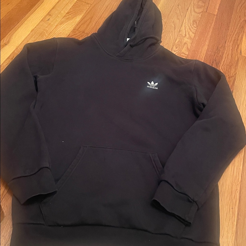 Adidas Classic Black Pullover Hoodie
